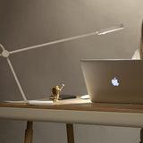Modern Architectural Geometric LED Table Lamp for Contemporary Home Office and Living Spaces