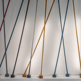 Modern Flexible Textile Floor to Ceiling LED Lamp Tension Based Adjustable Strip Lighting