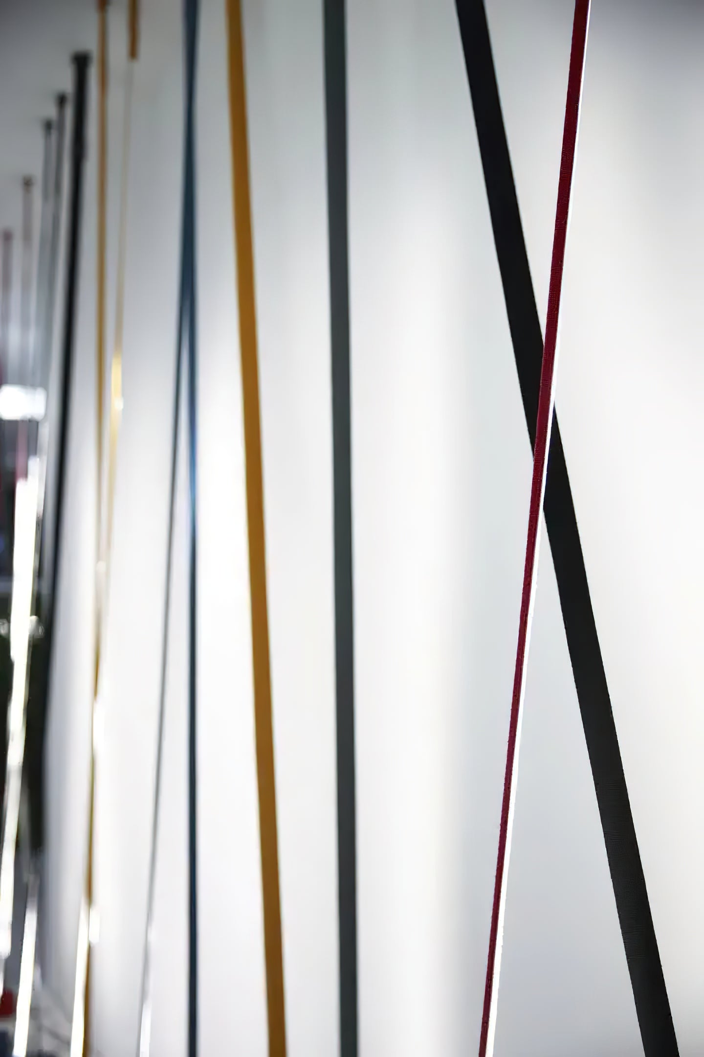 Modern Flexible Textile Floor to Ceiling LED Lamp Tension Based Adjustable Strip Lighting