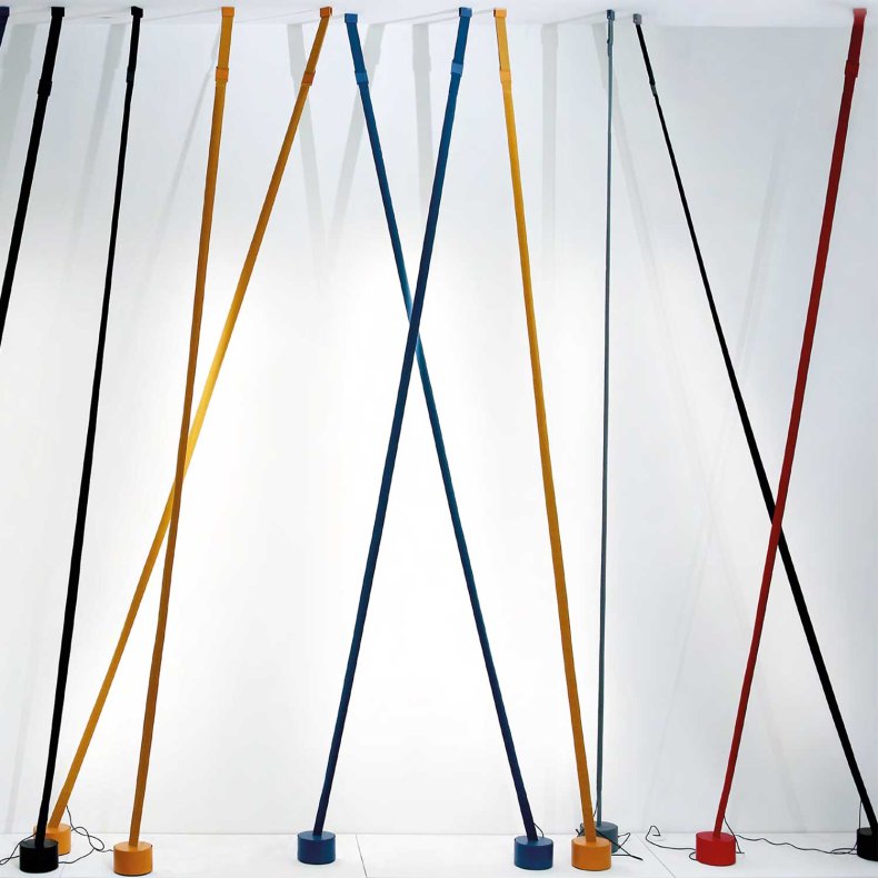 Modern Flexible Textile Floor to Ceiling LED Lamp Tension Based Adjustable Strip Lighting
