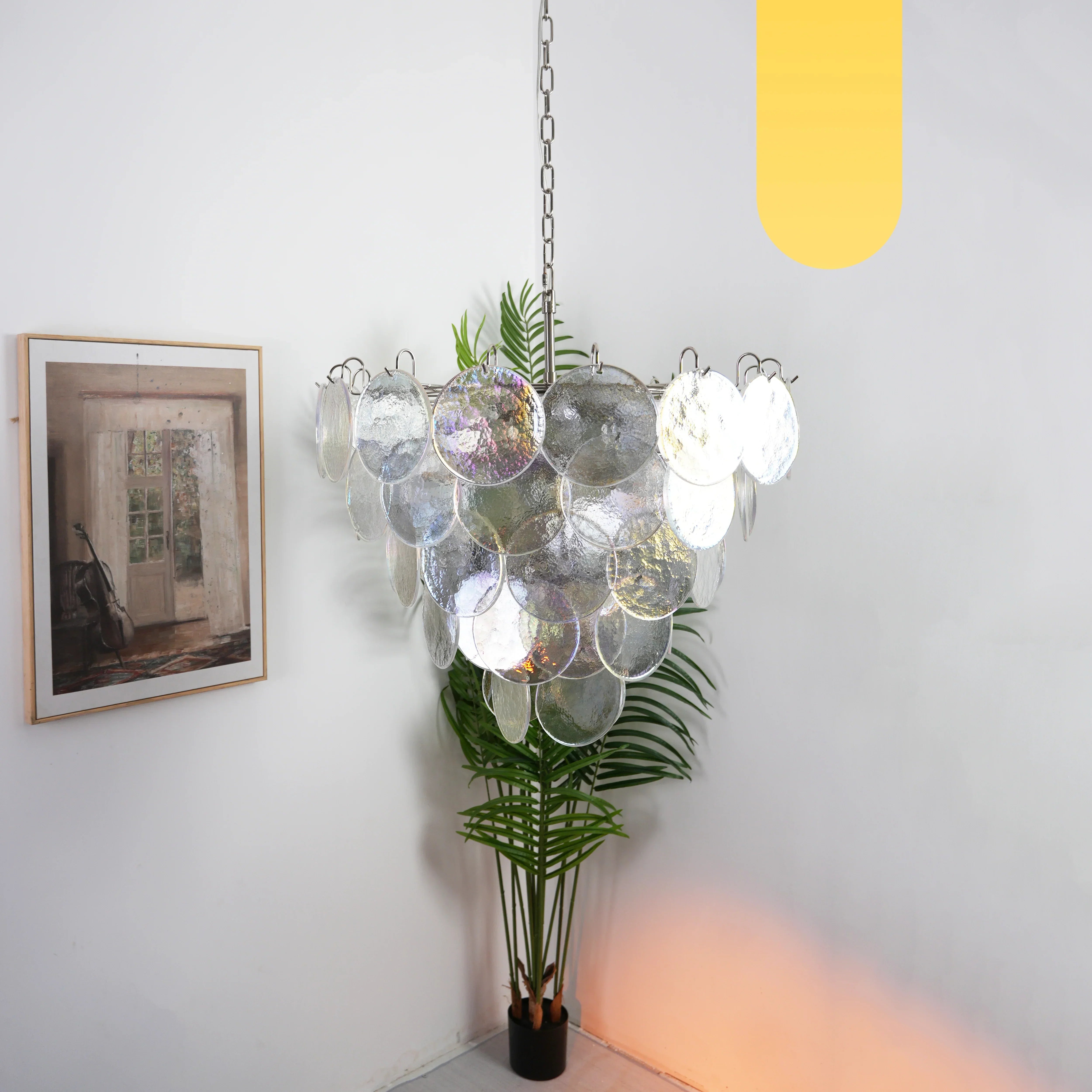 murano-style-iridescent-glass-disc-chandelier-elegant-modern-round-pendant-light