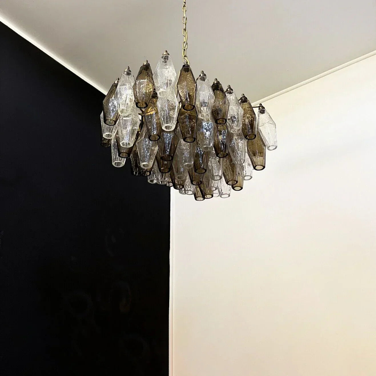 murano-poliedri-smoked-glass-chandelier-luxury-transparent-pendant-lighting-fixture