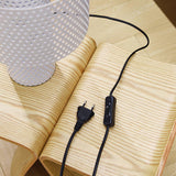 Modern White Perforated Metal Table Lamp Geometric Bedside Desk Light for Contemporary Interiors