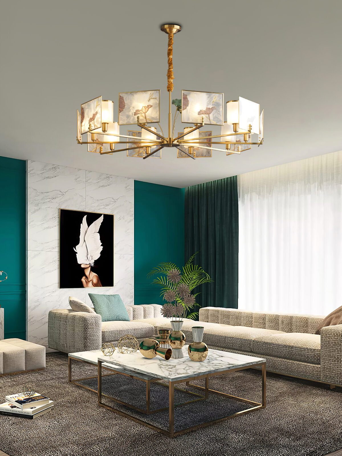 enamel-lotus-flower-brass-chandelier-hand-painted-gold-pendant-light-for-dining-room