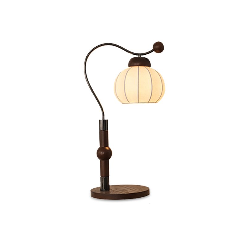 mid-century-modern-silk-fiber-pumpkin-table-lamp-with-ash-wood-base-for-bedside-lighting