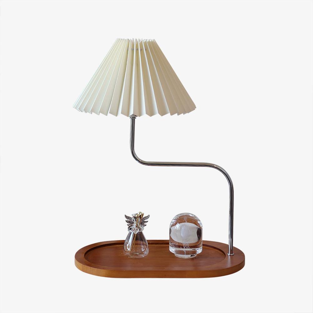 Elegant Eterna TL Fabric Shade Table Lamp for Bedroom and Hotel Side Tables