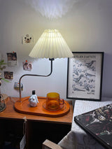Elegant Eterna TL Fabric Shade Table Lamp for Bedroom and Hotel Side Tables