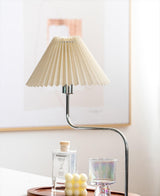Elegant Eterna TL Fabric Shade Table Lamp for Bedroom and Hotel Side Tables