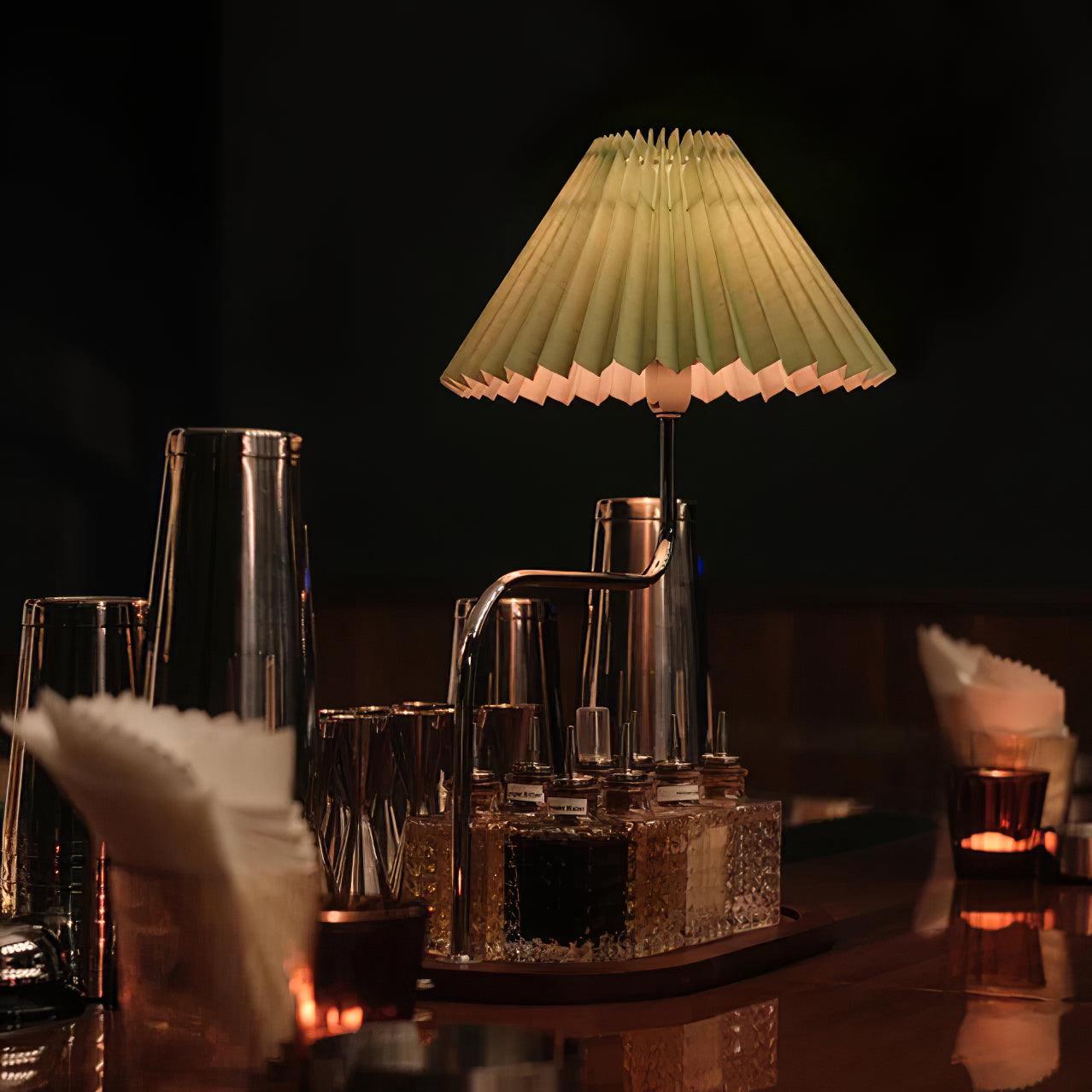 Elegant Eterna TL Fabric Shade Table Lamp for Bedroom and Hotel Side Tables