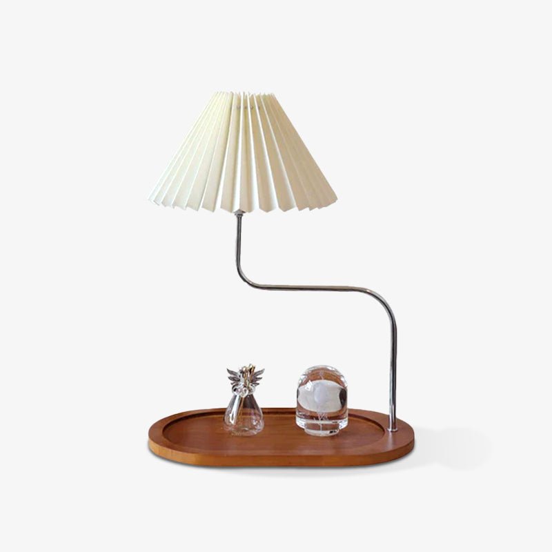 Elegant Eterna TL Fabric Shade Table Lamp for Bedroom and Hotel Side Tables