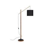 mid-century-modern-walnut-wood-arched-floor-lamp-with-fabric-drum-shade-standing-light
