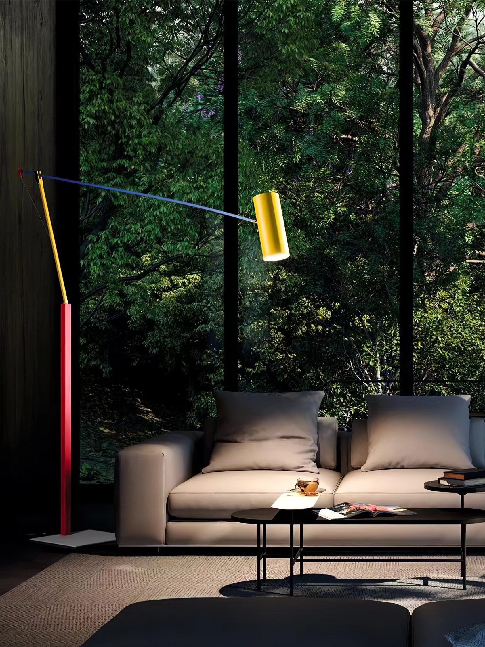 Modern Ettorino Style Adjustable LED Floor Lamp for Reading and Living Spaces