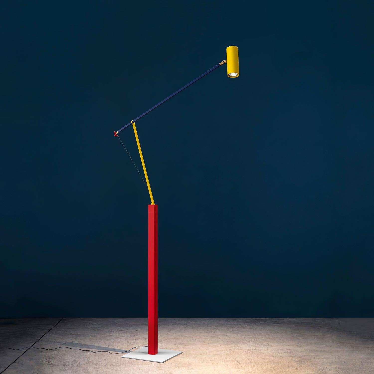 Modern Ettorino Style Adjustable LED Floor Lamp for Reading and Living Spaces