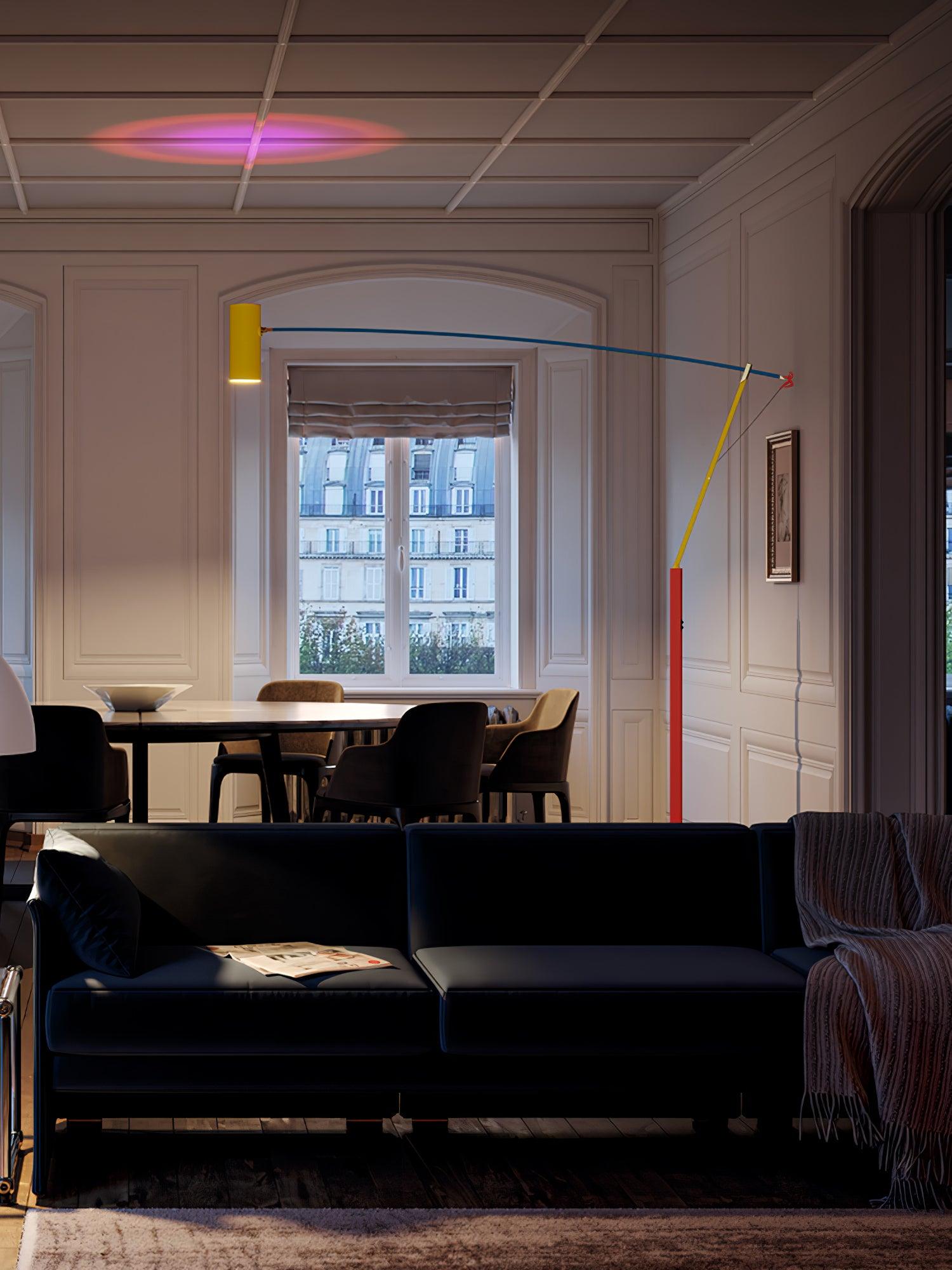 Modern Ettorino Style Adjustable LED Floor Lamp for Reading and Living Spaces