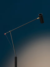 Modern Ettorino Style Adjustable LED Floor Lamp for Reading and Living Spaces
