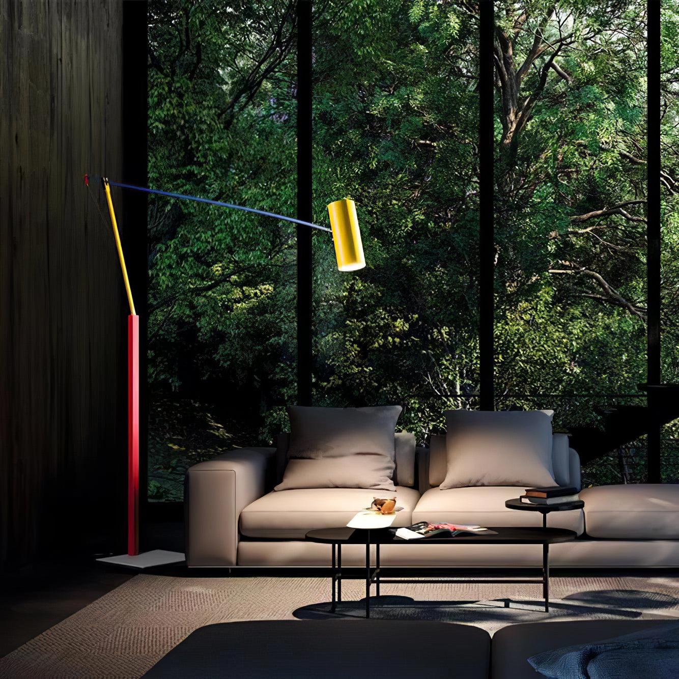 Modern Ettorino Style Adjustable LED Floor Lamp for Reading and Living Spaces
