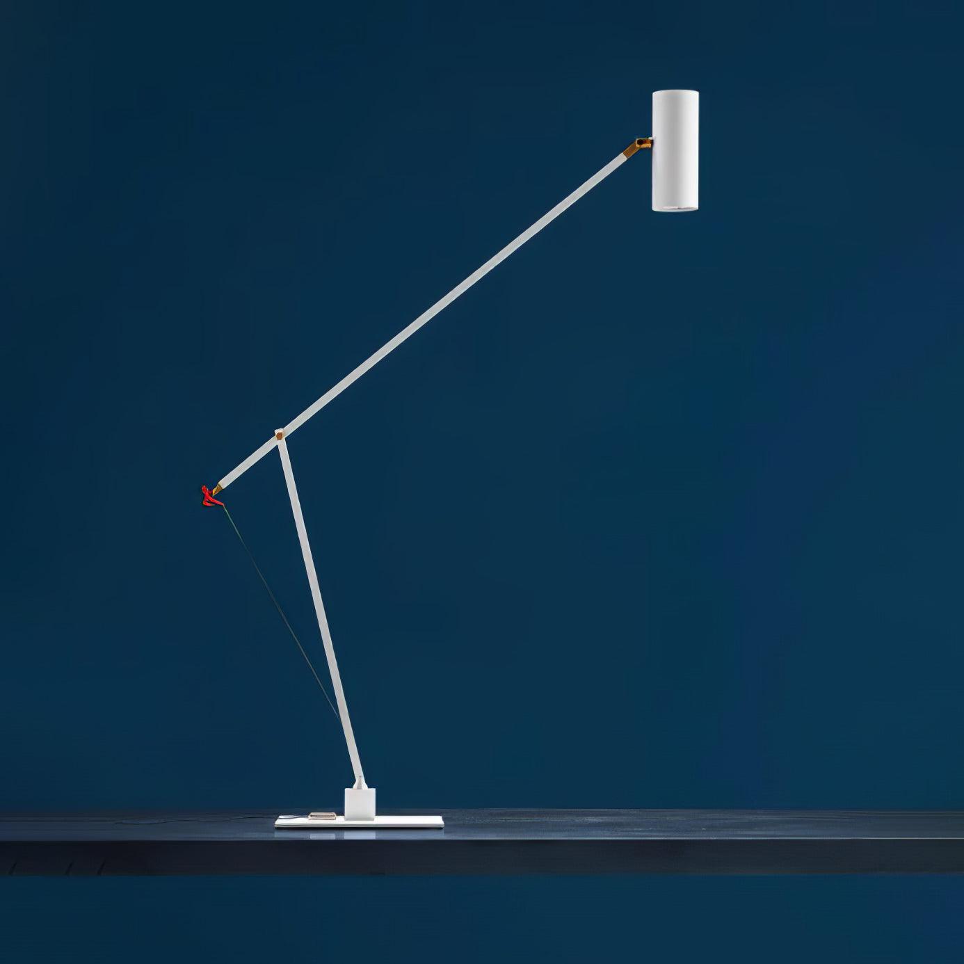 Modern Ettorino LED Table Lamp with Adjustable Arm for Task Lighting and Home Office