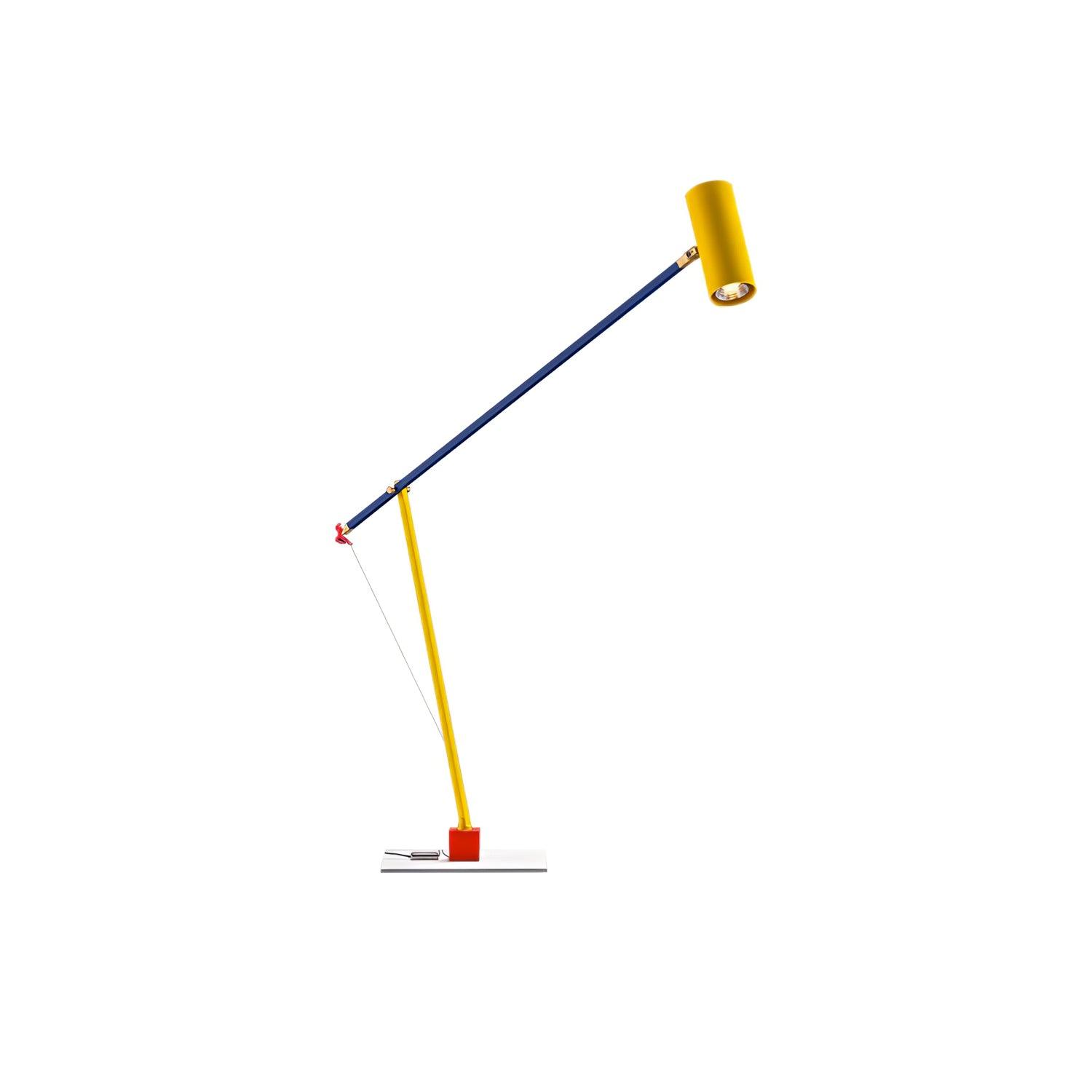 Modern Ettorino LED Table Lamp with Adjustable Arm for Task Lighting and Home Office