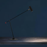 Modern Ettorino LED Table Lamp with Adjustable Arm for Task Lighting and Home Office