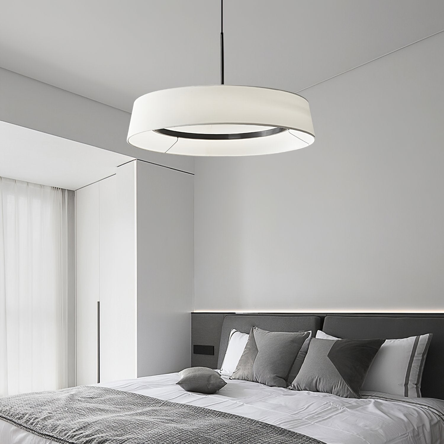 modern-copper-and-fabric-shade-pendant-light-integrated-led-dining-room-ceiling-fixture