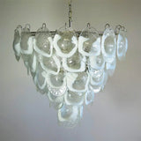murano-style-transparent-glass-sheet-chandelier-with-gold-chrome-nickel-metal-frame