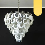 murano-style-transparent-glass-sheet-chandelier-with-gold-chrome-nickel-metal-frame