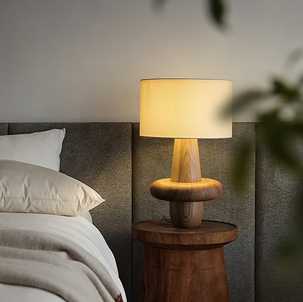 modern-eyelet-table-lamp-with-solid-wood-base-and-white-cloth-shade-for-bedside-lighting
