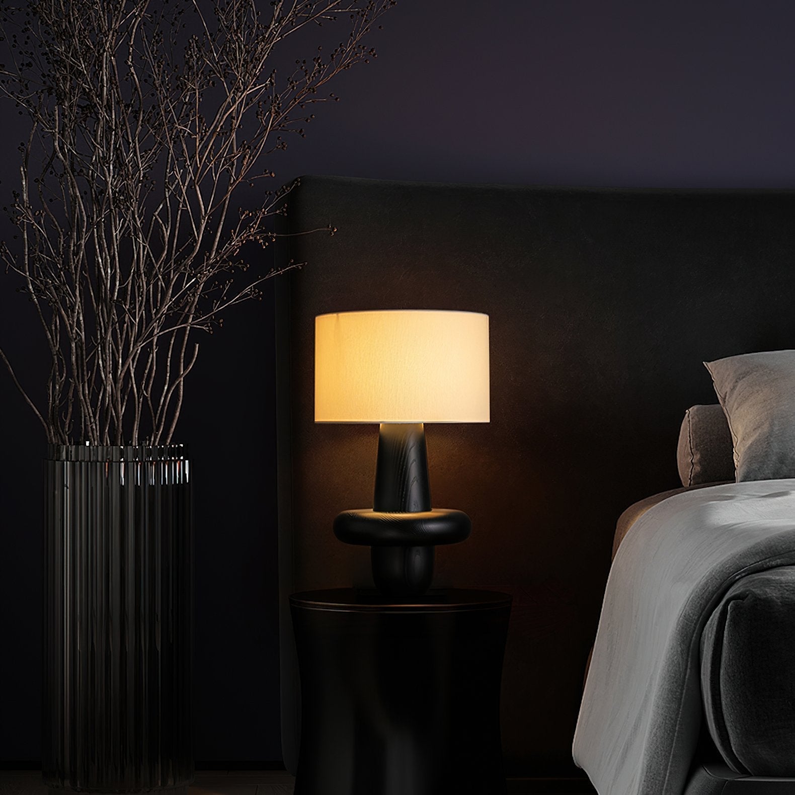 modern-eyelet-table-lamp-with-solid-wood-base-and-white-cloth-shade-for-bedside-lighting