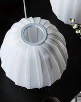 Modern Fabric Wood Minimalist Table Lamp with Integrated LED for Bedroom and Living Room