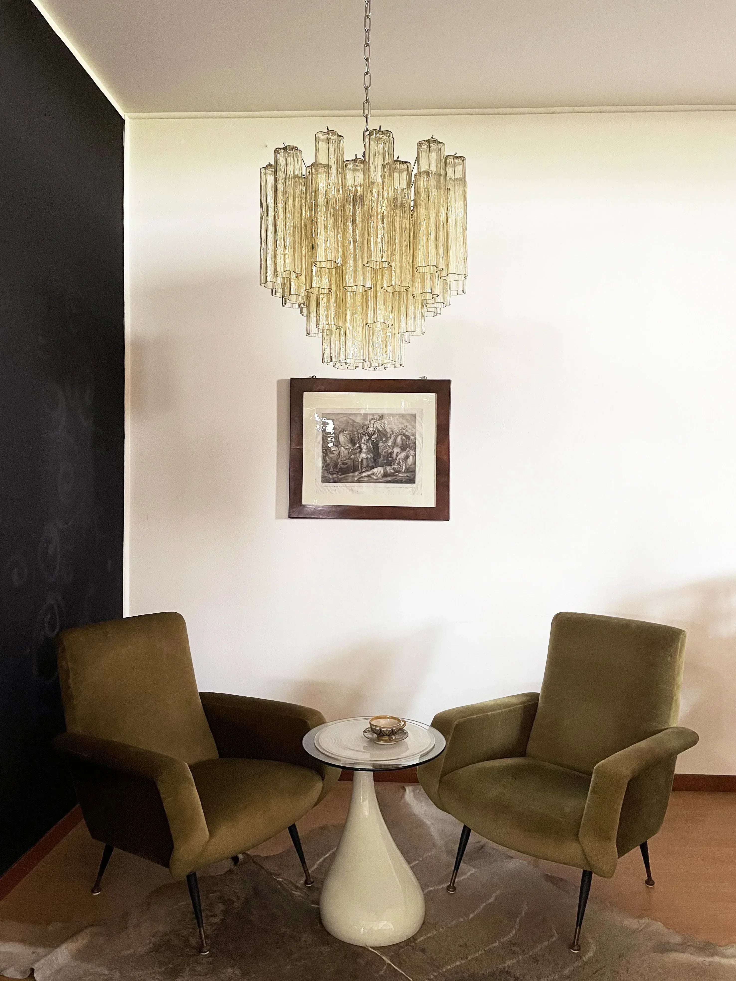 amber-murano-glass-tube-pendant-chandelier-for-living-dining-rooms-and-foyers