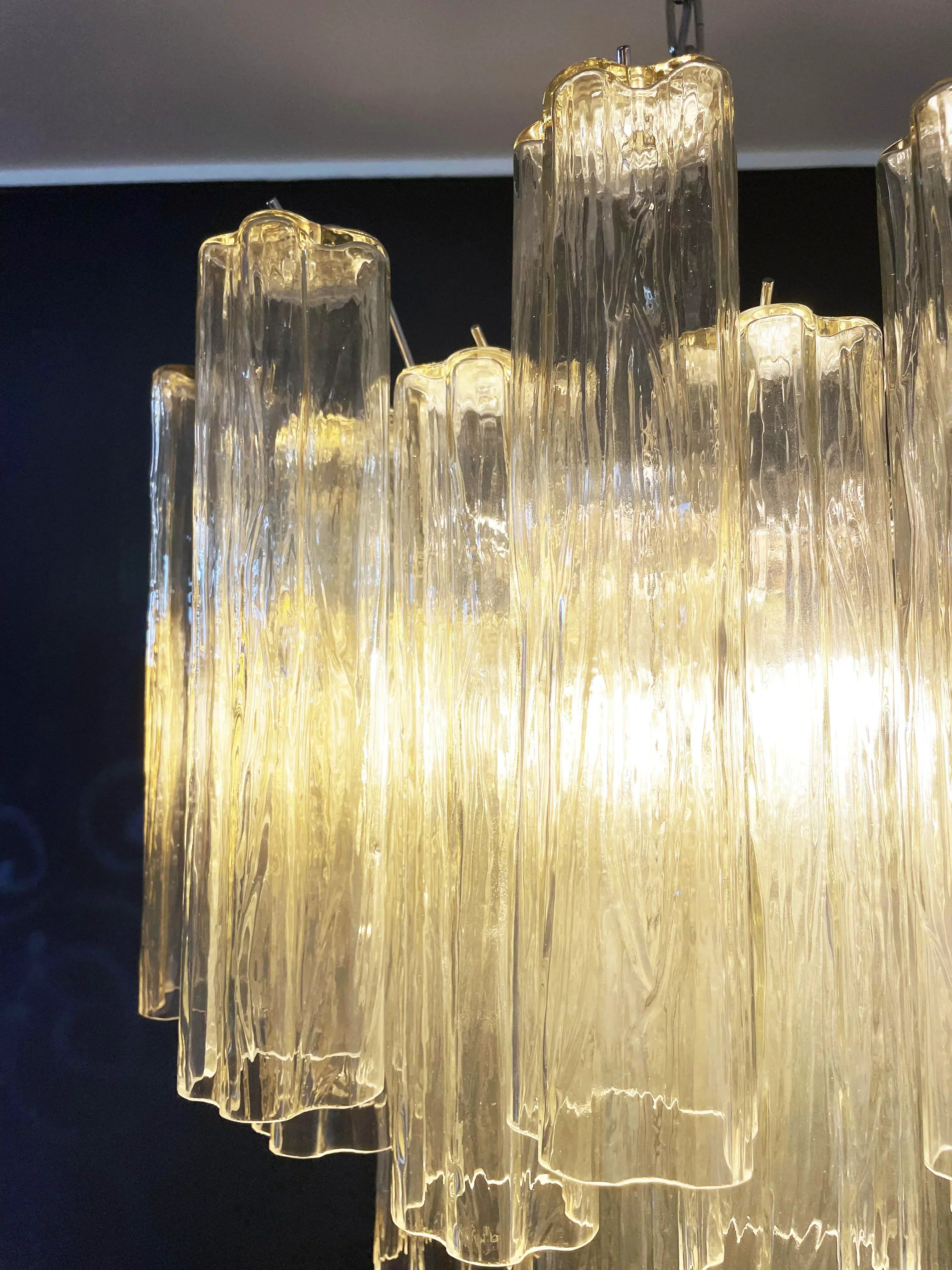 amber-murano-glass-tube-pendant-chandelier-for-living-dining-rooms-and-foyers