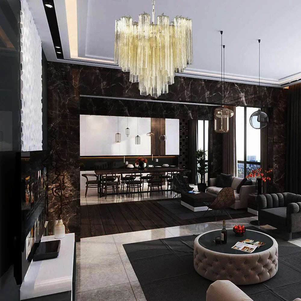 amber-murano-glass-tube-pendant-chandelier-for-living-dining-rooms-and-foyers