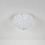 Modern Goose Feather Ceiling Lamp for Bedroom and Living Room Decor