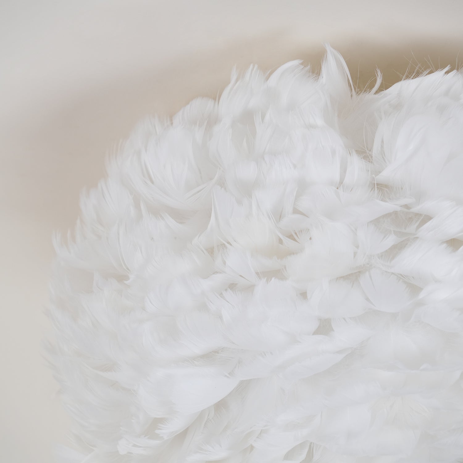 Modern Goose Feather Ceiling Lamp for Bedroom and Living Room Decor