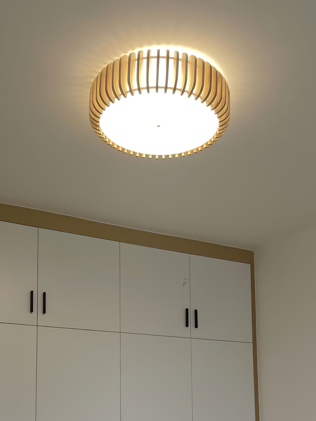 modern-yellow-wooden-fence-flush-mount-led-ceiling-light-with-three-color-changing-modes
