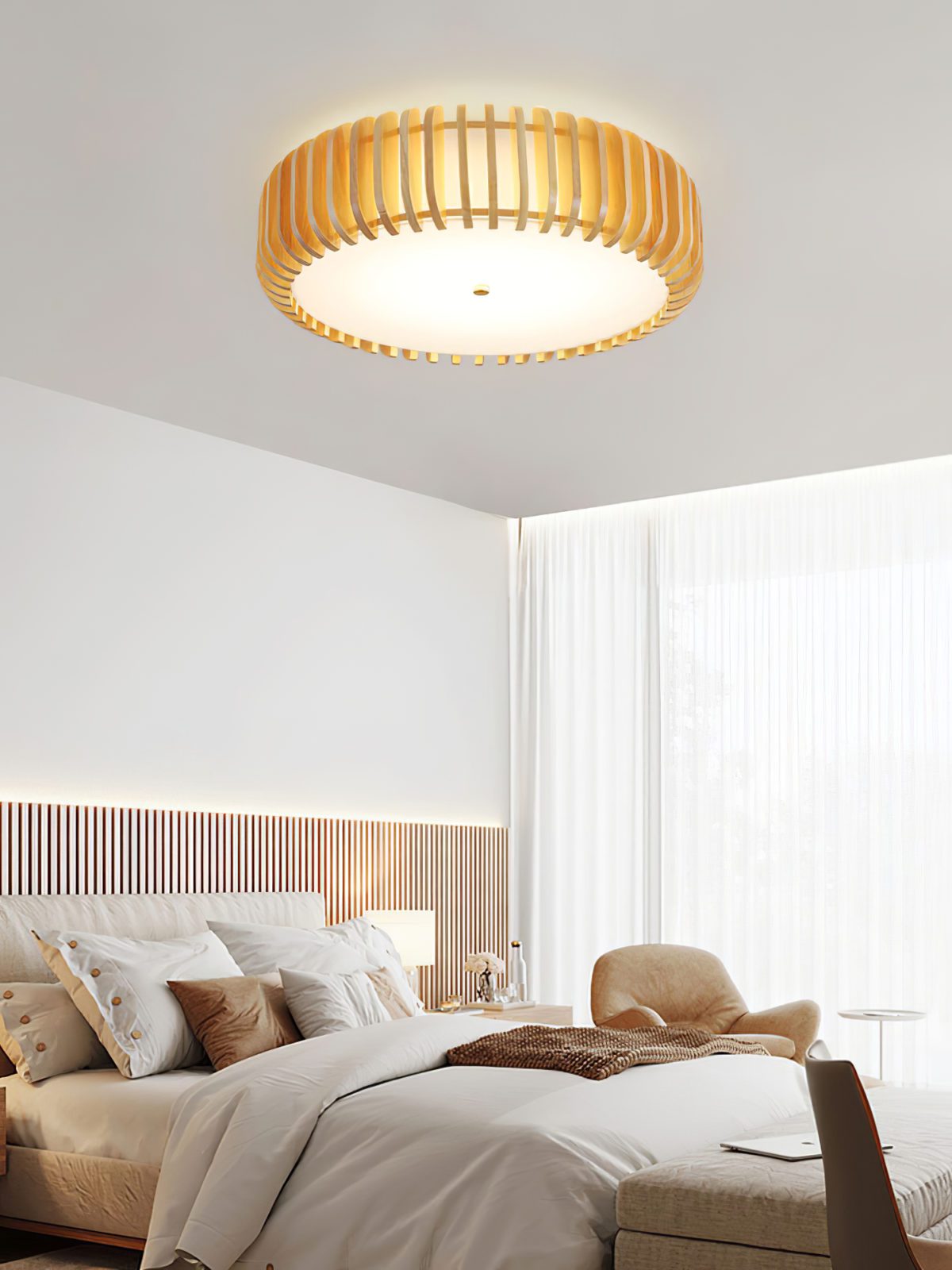 modern-yellow-wooden-fence-flush-mount-led-ceiling-light-with-three-color-changing-modes