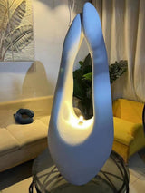 Modern Organic Sculptural Standing Lamp for Contemporary Interior Decor and Ambient Living Room Lighting