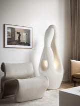 Modern Organic Sculptural Standing Lamp for Contemporary Interior Decor and Ambient Living Room Lighting