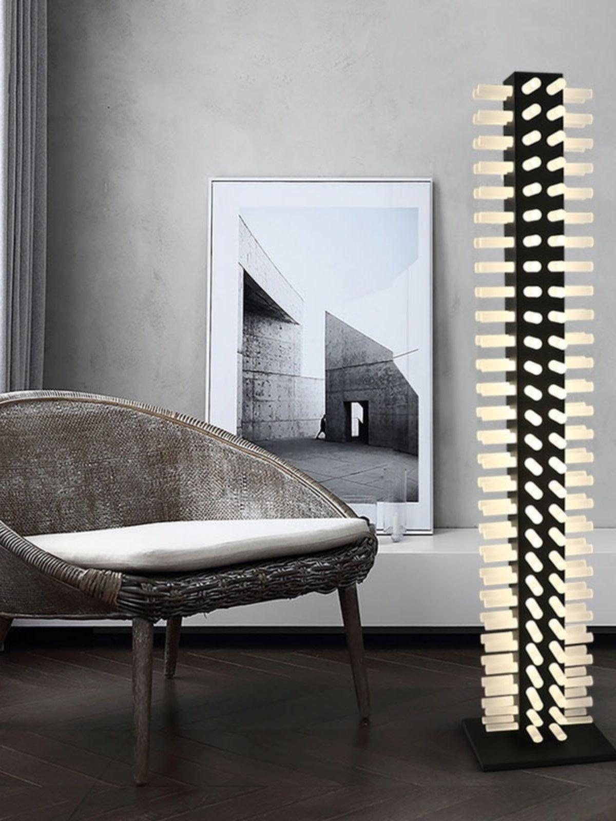 Filing Stand Minimalist Ambient Floor Lamp for Modern Living Room and Office Spaces
