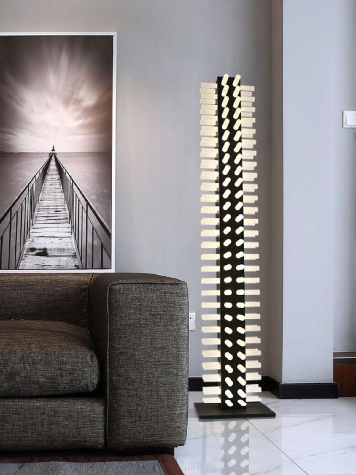 Filing Stand Minimalist Ambient Floor Lamp for Modern Living Room and Office Spaces