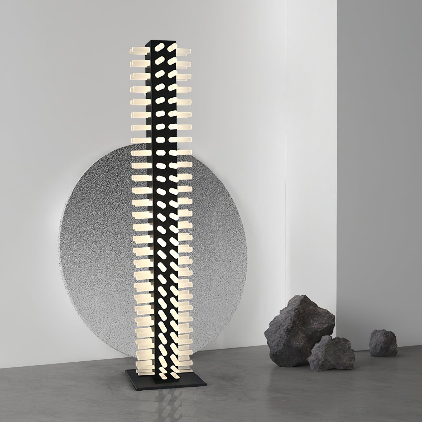 Filing Stand Minimalist Ambient Floor Lamp for Modern Living Room and Office Spaces