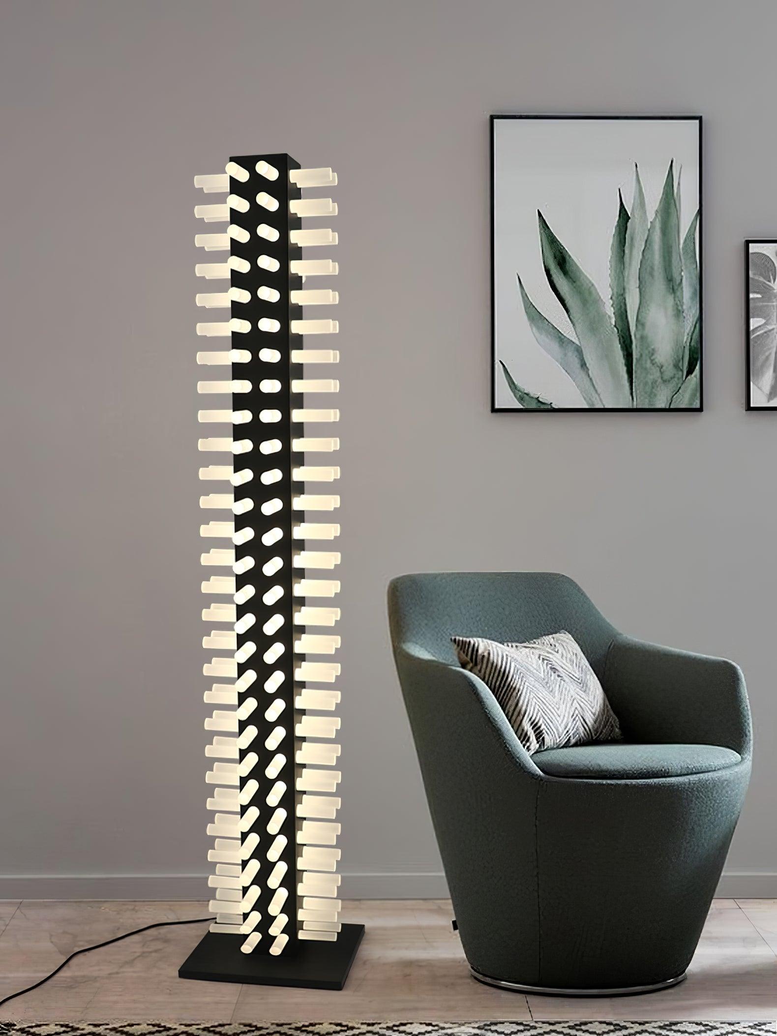 Filing Stand Minimalist Ambient Floor Lamp for Modern Living Room and Office Spaces