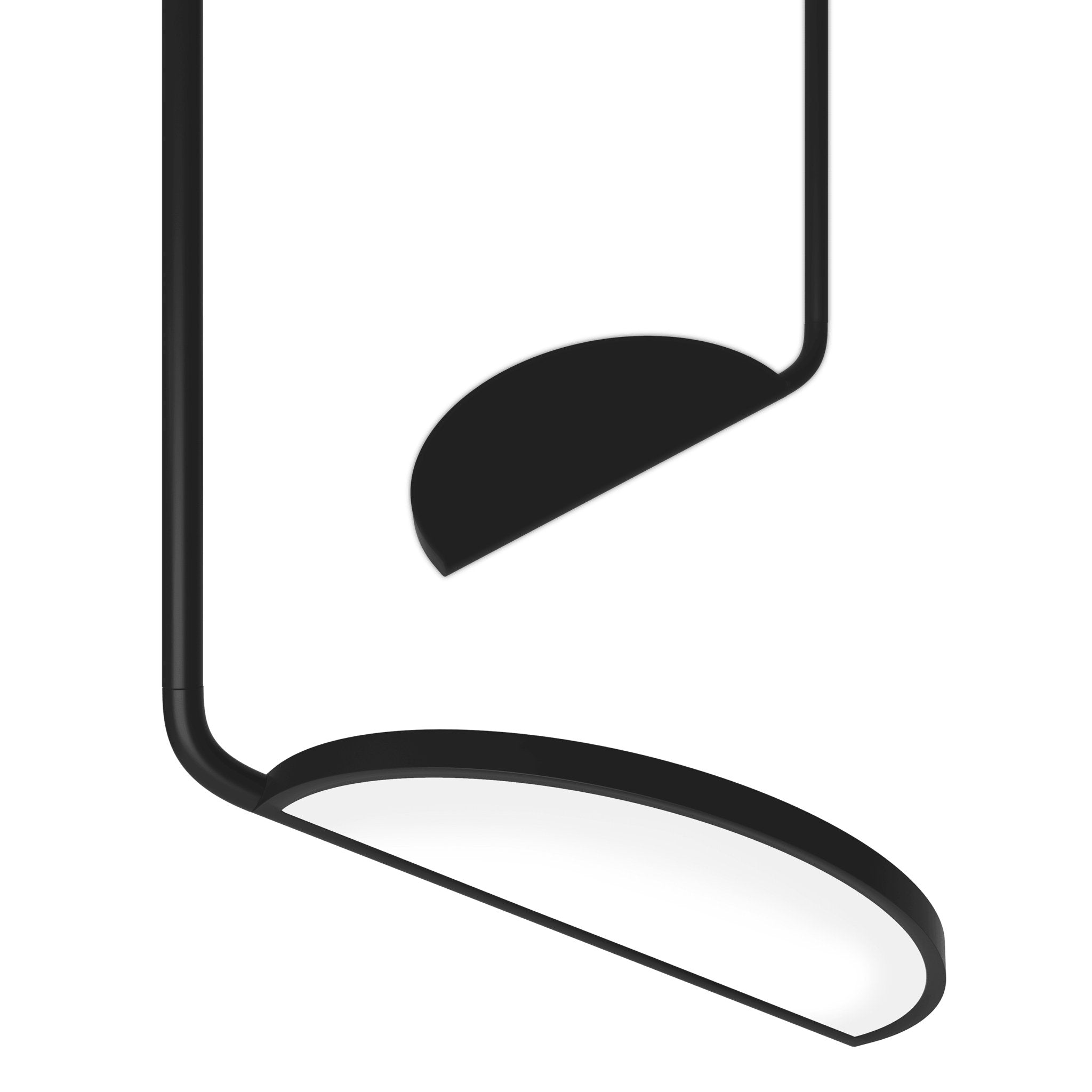 Modern Filo Floor Lamp with Black Marble Base and Rotatable Leaf Design LED Light