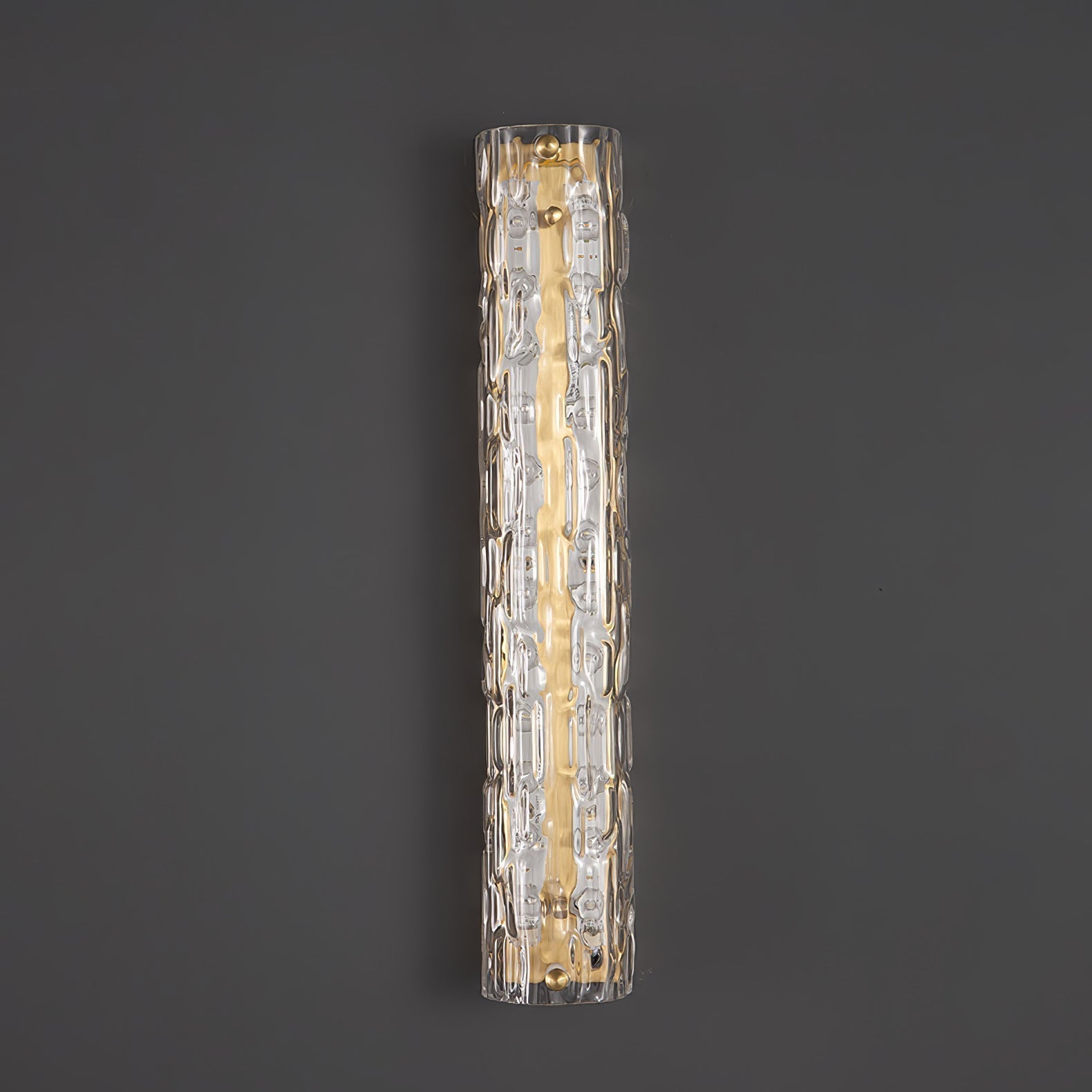 modern-brass-and-water-grained-glass-led-wall-sconce-light-set-of-2