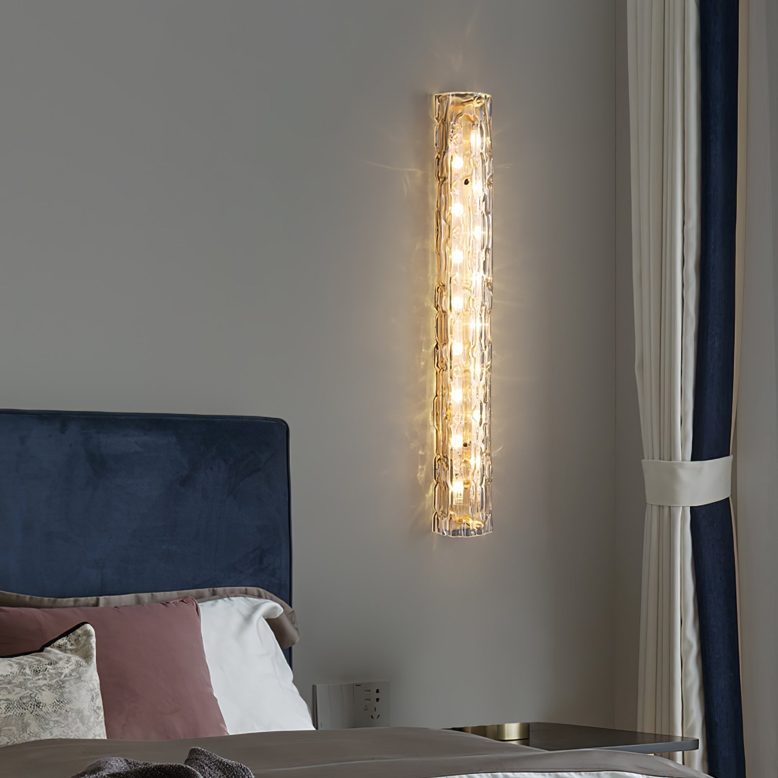 modern-brass-and-water-grained-glass-led-wall-sconce-light-set-of-2