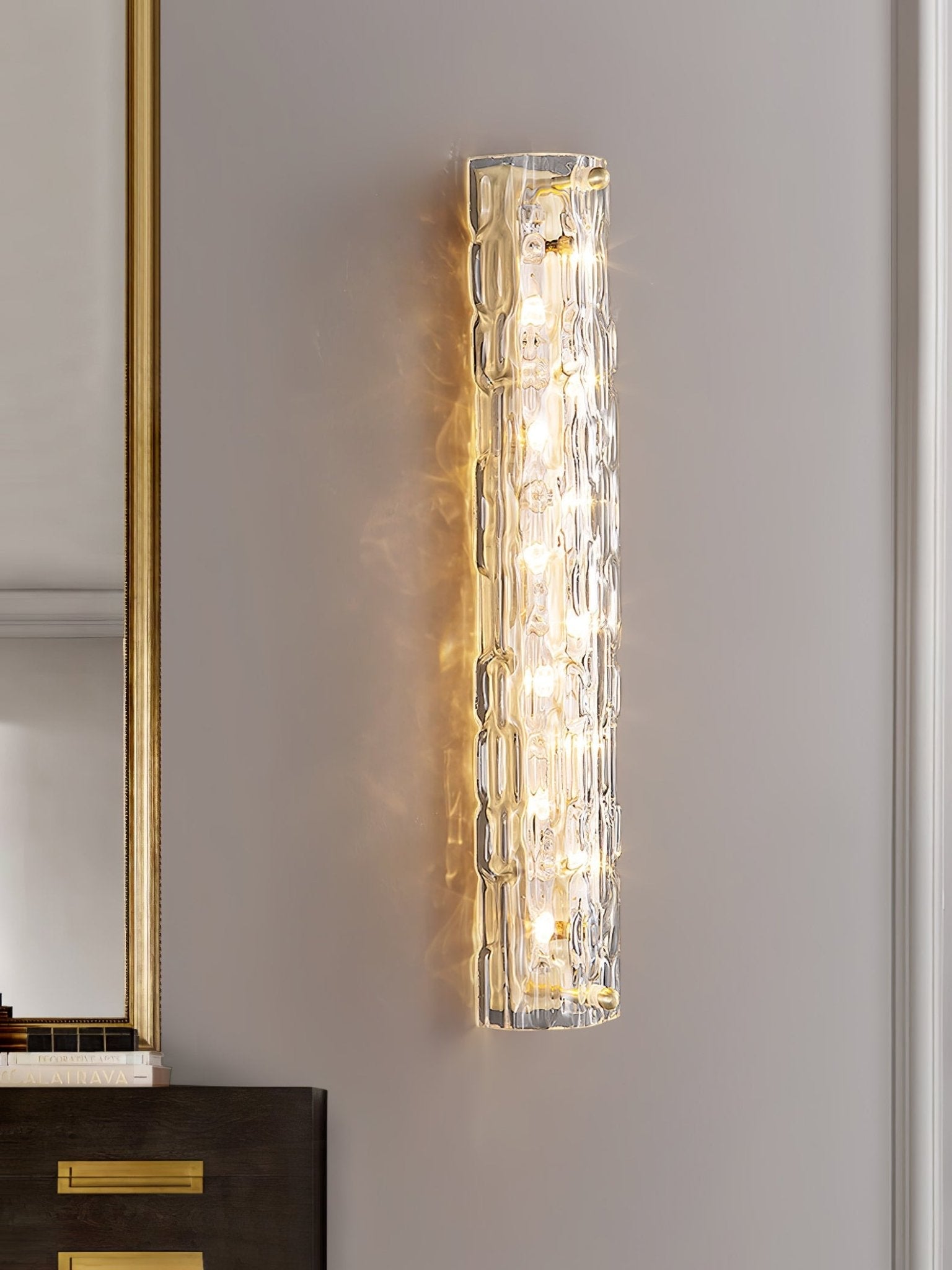 modern-brass-and-water-grained-glass-led-wall-sconce-light-set-of-2