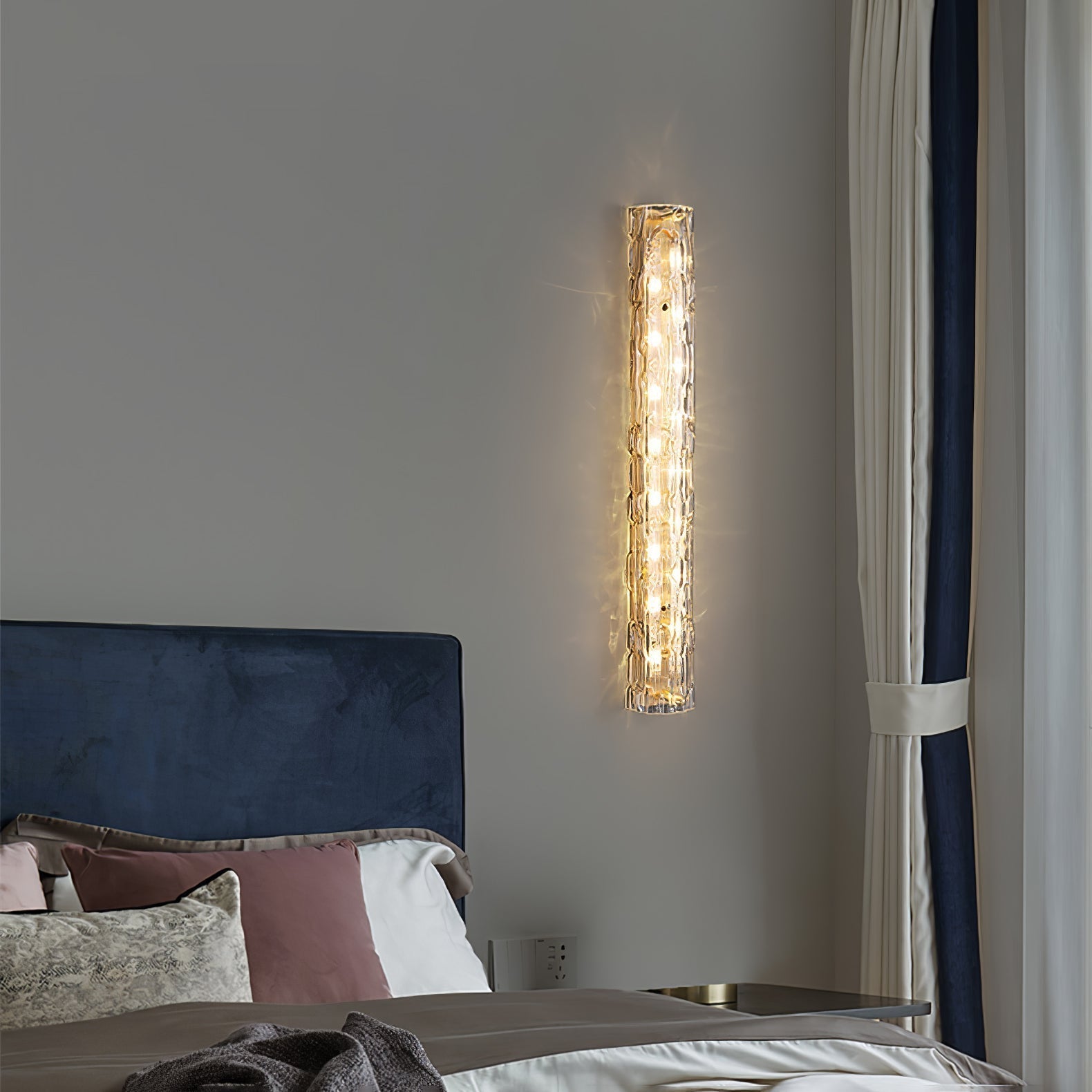 modern-brass-and-water-grained-glass-led-wall-sconce-light-set-of-2
