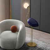 Elegant Flamingo Sculpture Standing Light with Frosted Glass Shade for Modern Interiors