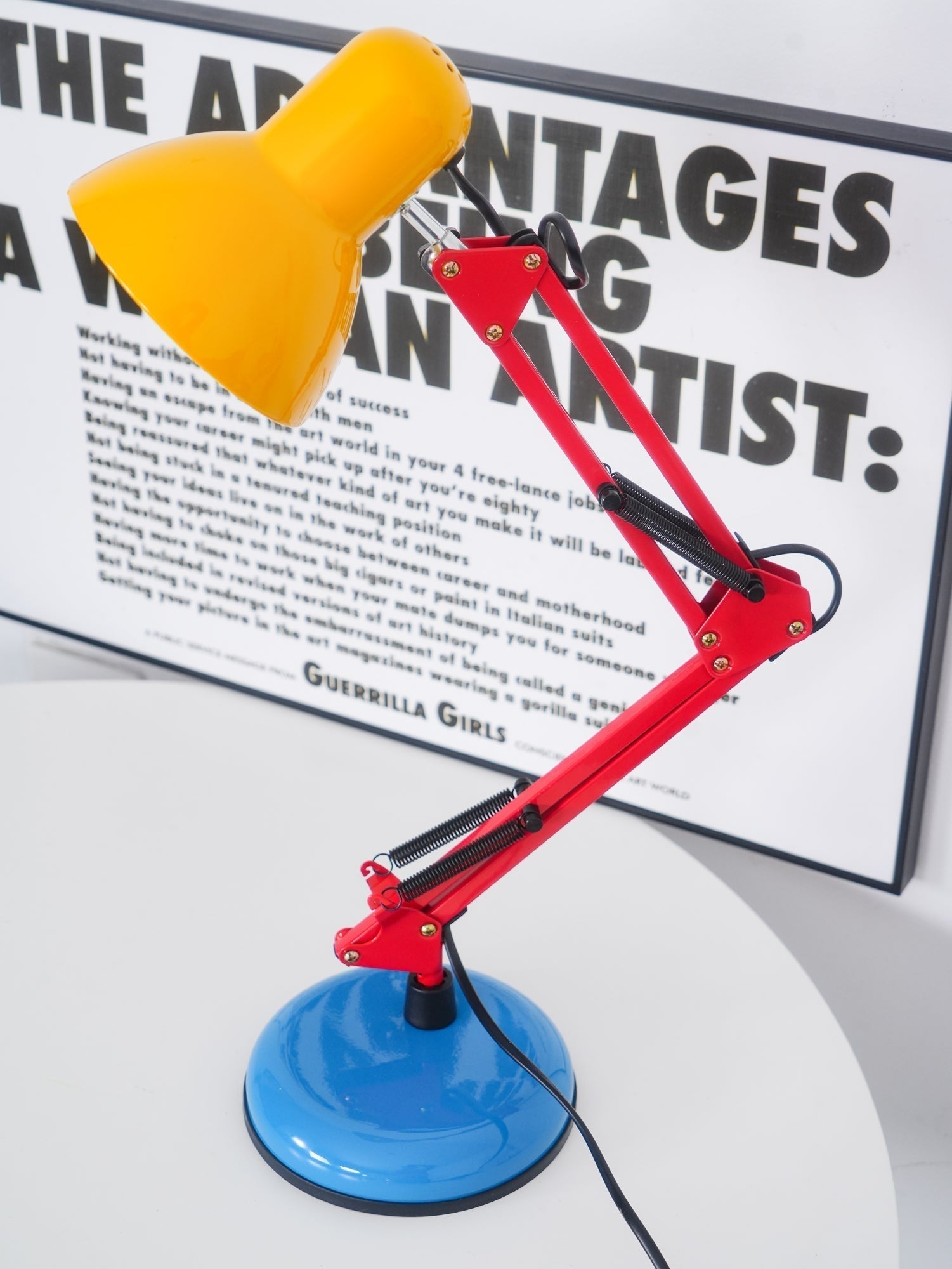 Colorful Multi Jointed Adjustable Arm Desk Lamp for Reading and Study Area Lighting