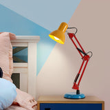 Colorful Multi Jointed Adjustable Arm Desk Lamp for Reading and Study Area Lighting